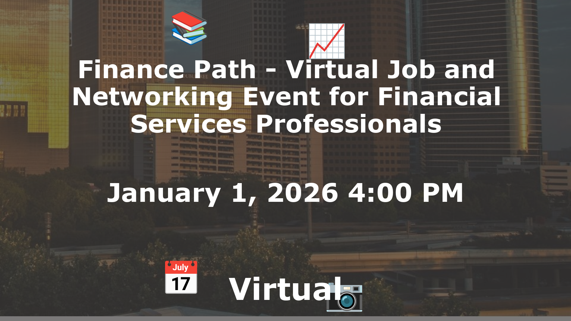 Finance Path - Virtual Job and Networking Event for Financial Services Professionals event image